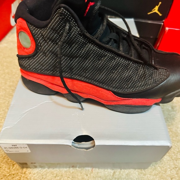 Nike AirJordan 13 Retro Men’s Size 8.5 36088-3-04Red Black Slightly used no odor - Picture 5 of 5